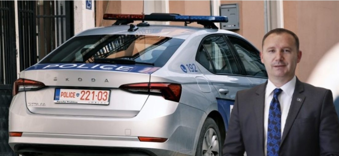 Policia  Zemaj dhe qytetari po intervistohen pas incidentit në Prishtinë